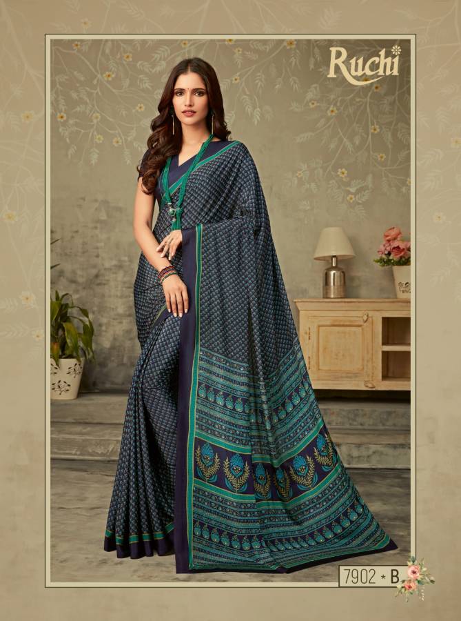 Ruchi Vivanta Silk Hit 9 Printed Wholesale Daily Wear Sarees